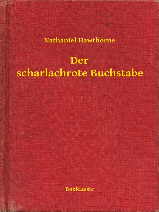 Title details for Der scharlachrote Buchstabe by Nathaniel Hawthorne - Available